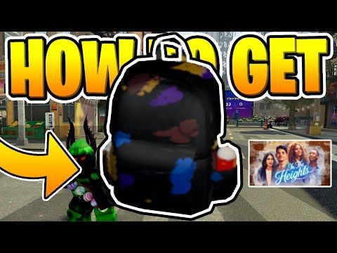 Event How To Get Artist S Backpack Roblox In The Heights Block Party Event Celebrity Land International - roblox cha cha emote