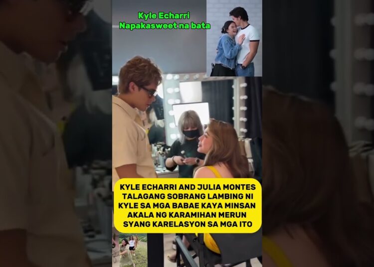 Kyle Echarri and Julia Montes #viralvideo #trending #celebrity #fyp #kyle #shorts #fypage #kai