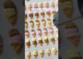 Mini ice cream sprinkles made with royal icing Recipe link in bio #cookiedecorating #asmr #icecream
