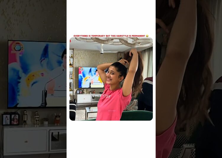 Hairstyle Is Permanent 😂🙌🏻 #shivangijoshi #hairstyle #hair #routine #artist #cute #love #shorts