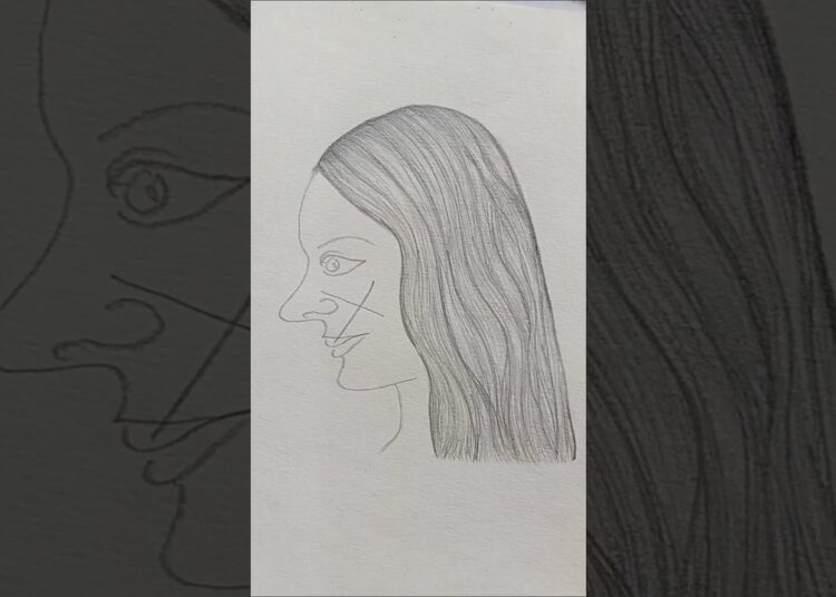 face sketch #artist #art #trending #ytshorts