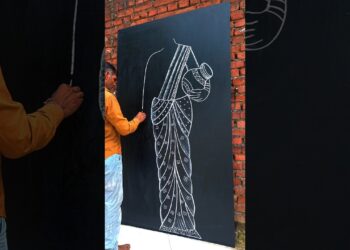 chalk board drawing#trading #narmesh #painting #viralvideo #artist