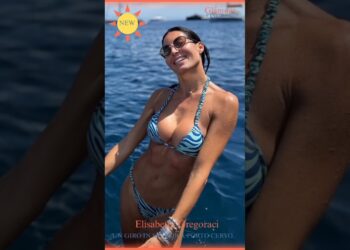 Elisabetta Gregoraci : Sole, mare, Sardegna ♥️ #shorts #news #gossip  04/08/2025