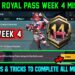 A14 RP WEEK 4 MISSION | BGMI WEEK 4 MISSIONS EXPLAINED | A14 ROYAL PASS WEEK 4 MISSION C8S24 WEEK 4