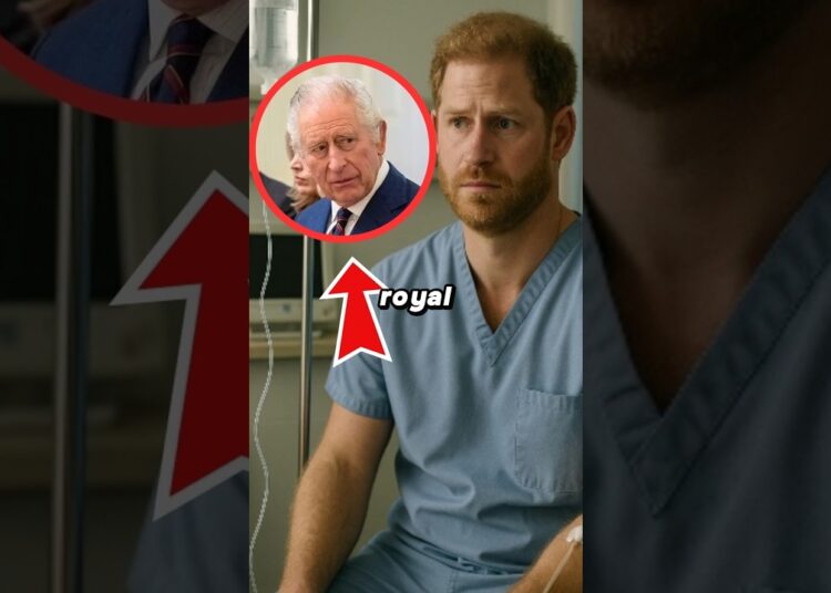 Royal Crisis: Harry Rushes Back to UK to Donate Bl00d Amid King Charles’ Emergency Surgery #shorts