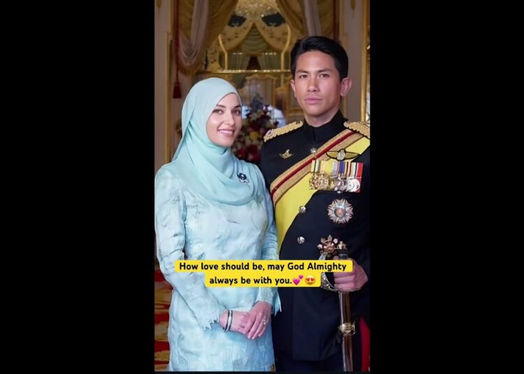 How love should be, may God Almighty always be with you #royal #wedding #mateen #royalfamily