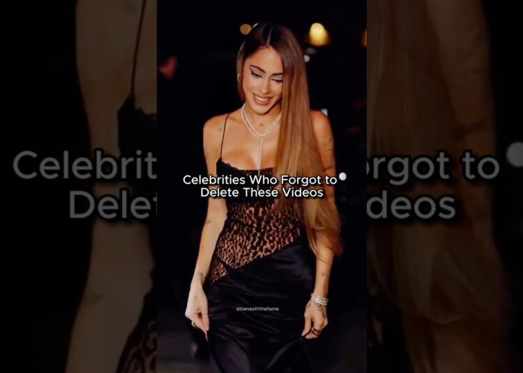 No way these celebs forgot to delete videos! 😬