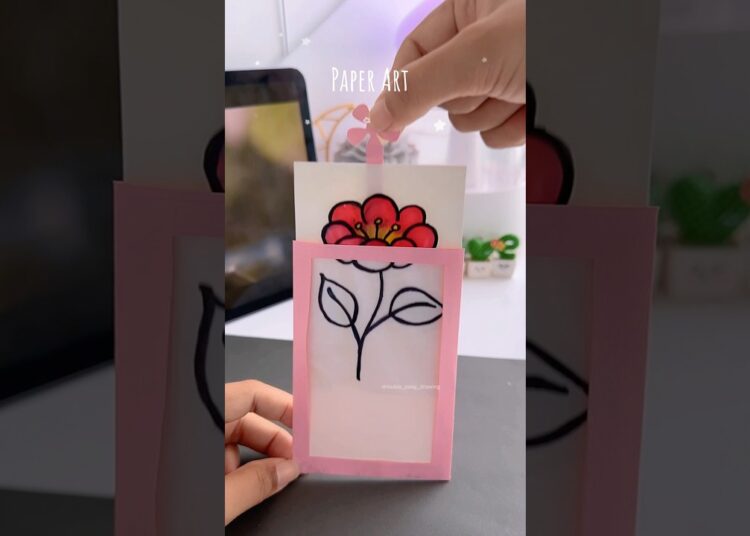 Paper Magic Art🌸✨#shorts #art #painting #muktaeasydrawing #youtubeshorts