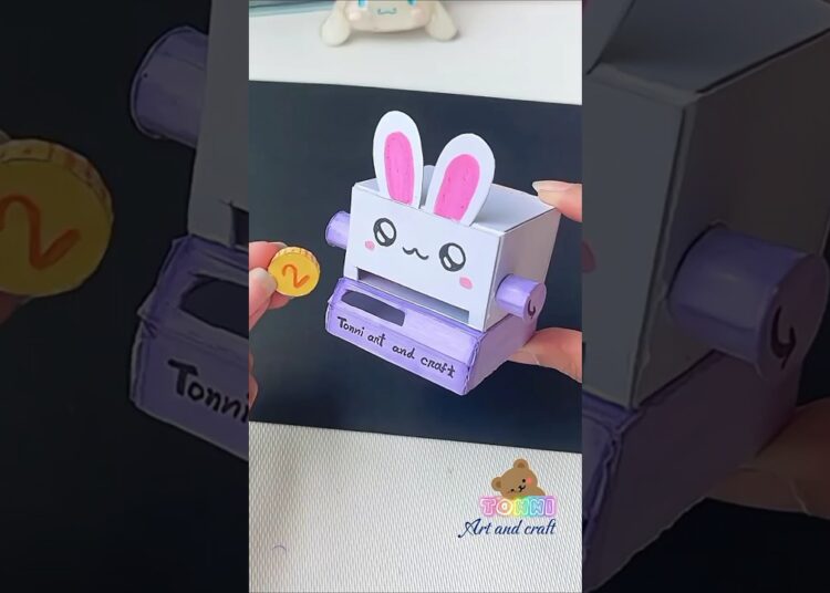 DIY Cute mini printer 🖨️ #shorts #tonniartandcraft #art #love #craft #diy