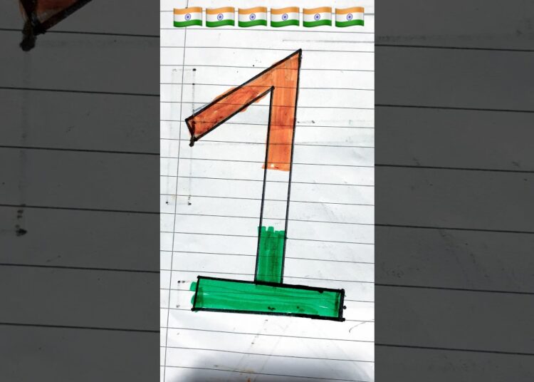 INDEPENDENCE DAY🇮🇳 #art #artist #artwork #drawing #draw #independenceday #india #art #flagshorts