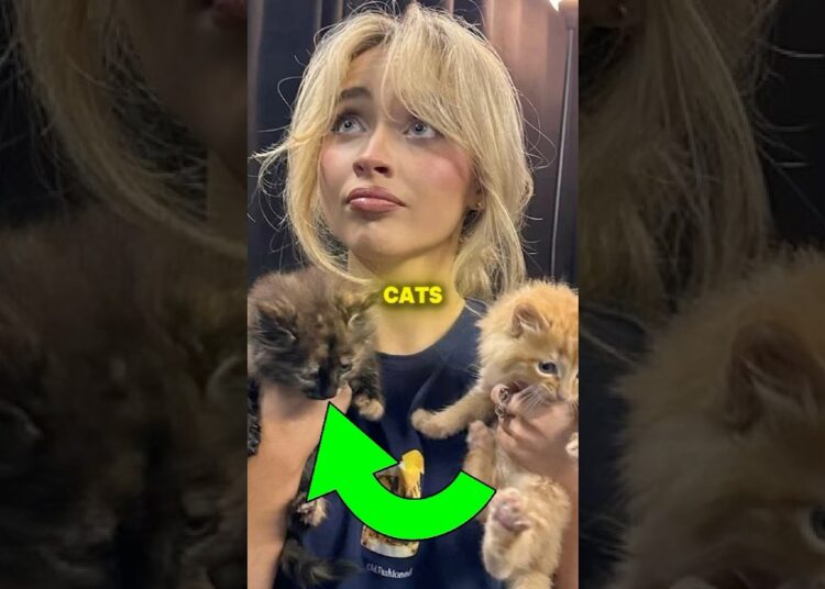 Sabrina Carpenter’s STRANGE Allergies #celebrity #interview #shorts