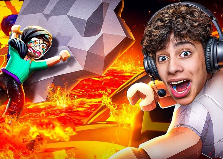ROBLOX OBBY… BUT THE FLOOR IS LAVA! 🔥 | Royalty Gaming