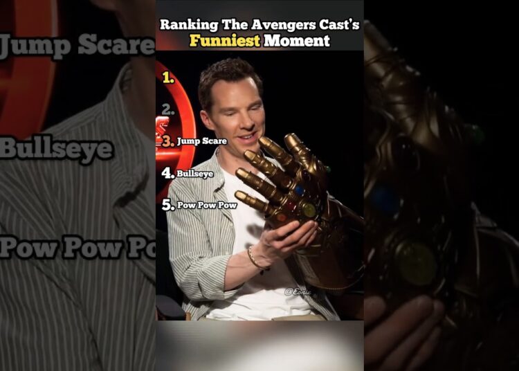 Ranking The Avengers Cast’s Funniest Moments! #celebrity #funny #ranking #shorts #funnymoments #usa