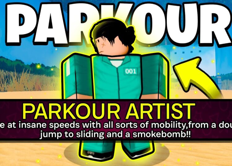 The PARKOUR ARTIST POWER is OVERPOWERED in INK GAME (Roblox)