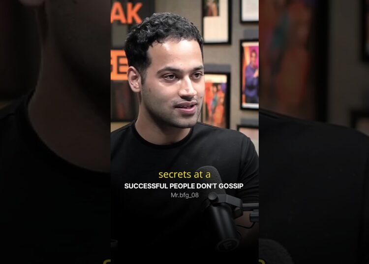 SUCCESSFUL PEOPLE DON’T GOSSIP #shorts #shortsfeed #podcast #rajshamani  #success