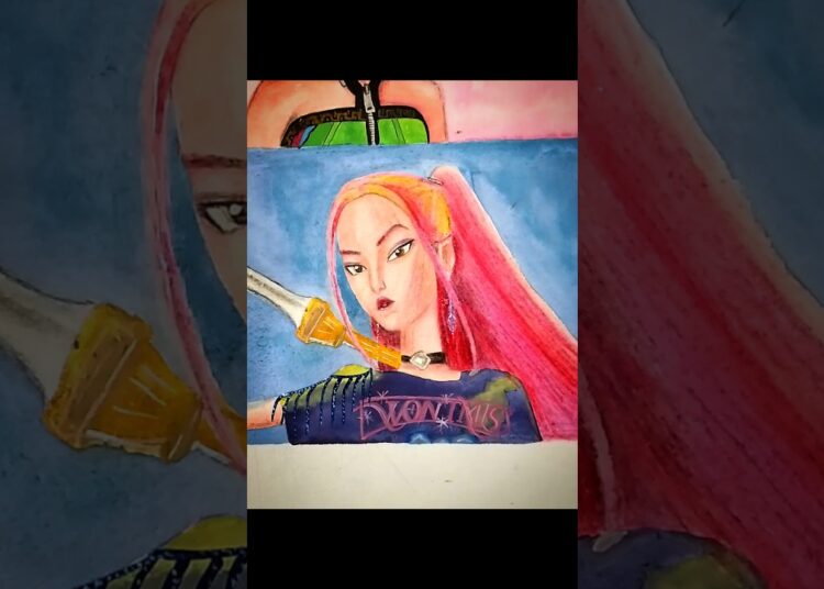 part 2 #mira #kpopdemonhunters #huntrix #trending #viral #fyp #shorts #art #drawing #artist #kpop