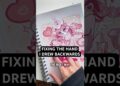 Fixing the hand I drew backwards. #drawing #art