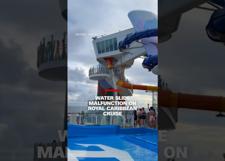 Water slide malfunction on Royal Caribbean cruise
