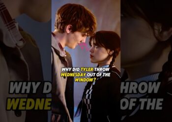 Why did Tyler throw Wednesday out of the window?#wednesday #tyler #celebrity #filem #youtubeshorts