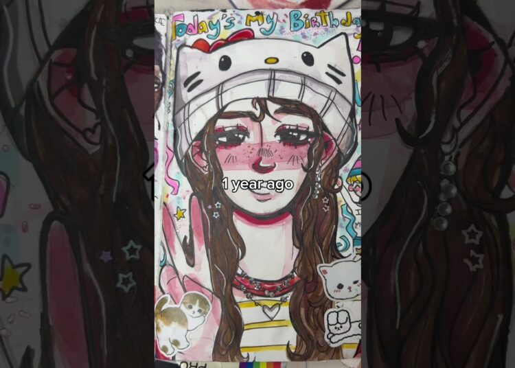 PROOF that if you practice you WILL get better! #art #artist #artistic #sketchbook