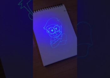 Drawing but using 😳 Invisible Secret 🪄 Magic Pen ✨ #shorts