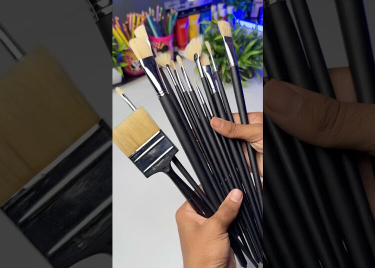 New Painting Kit From ArtRight 😍#shorts #art #drawing #unboxing #artmaterial