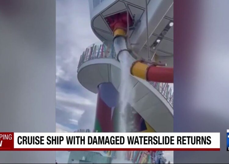 Royal Caribbean cruise ship returns to PortMiami following waterslide mishap