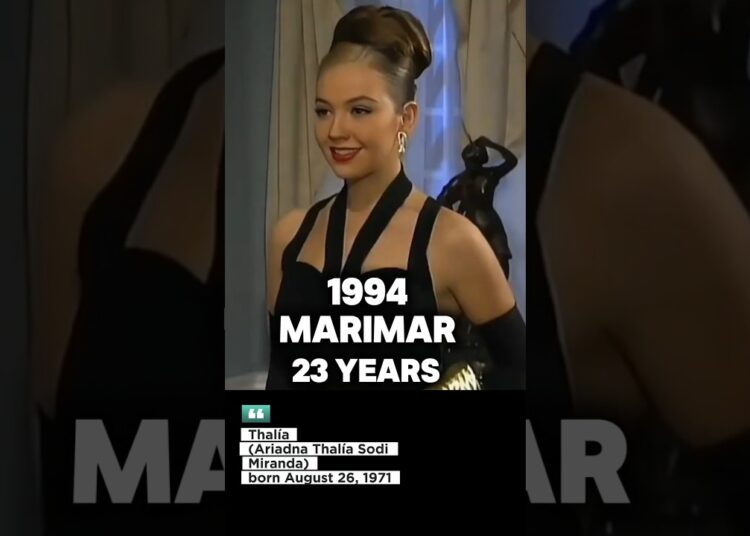 Then And Now Thalia #thenandnow #beforeandafter #thalia #marimar #celebrity #celebrities #shorts