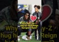 Why does Jay-Z hug his niece Reign but ignore Rumi? #celebrity #JayZ #Reign #Rumi #BlueIvy #Beyoncé