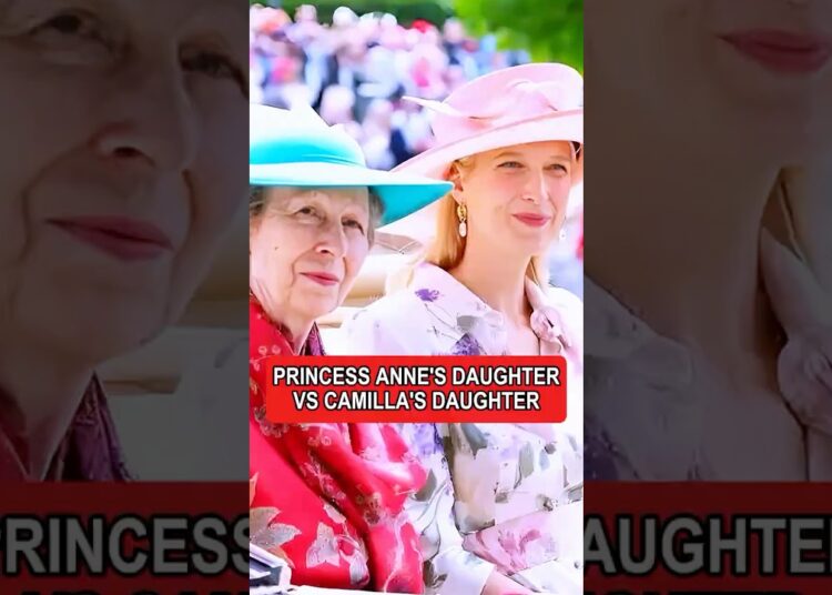 The huge difference between Princess Anne’s daughter & Camila’s daughter#royal#shorts