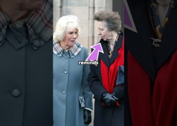 Princess Anne Firmly Reminds Camilla to Follow Royal Protocol #shorts #camilla #princessanne