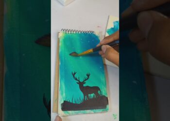 magical painting 😱✨ #shorts #creativestyle #creativety