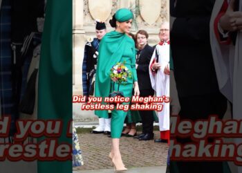 Did you notice Meghan’s restless leg shaking #meghan #royal #foryou