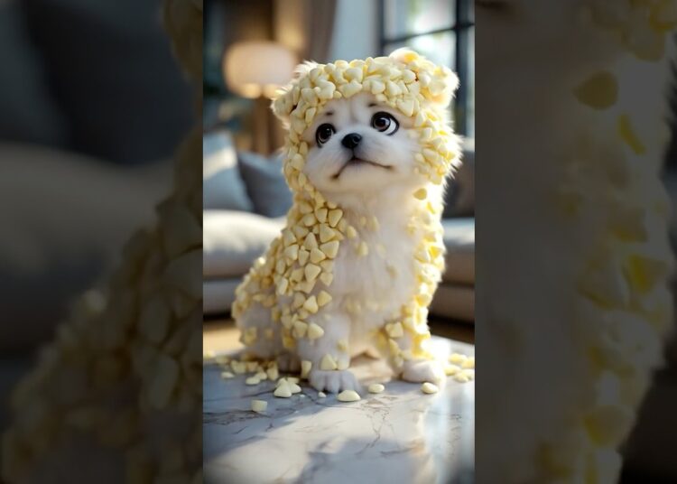 “One bite of chocolate and now he’s acting like royalty😂🐶 #CutieAlert #PetLife #PuppyVibes #funny