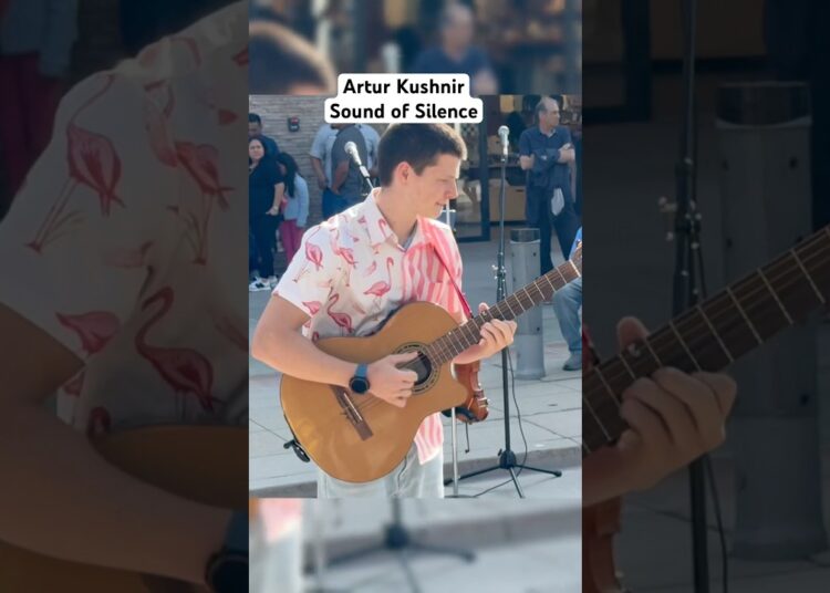 Sound Of Silence 💫  Artur Kushnir #guitarcover #karolinaprotsenko #violin #arturkushnir #music