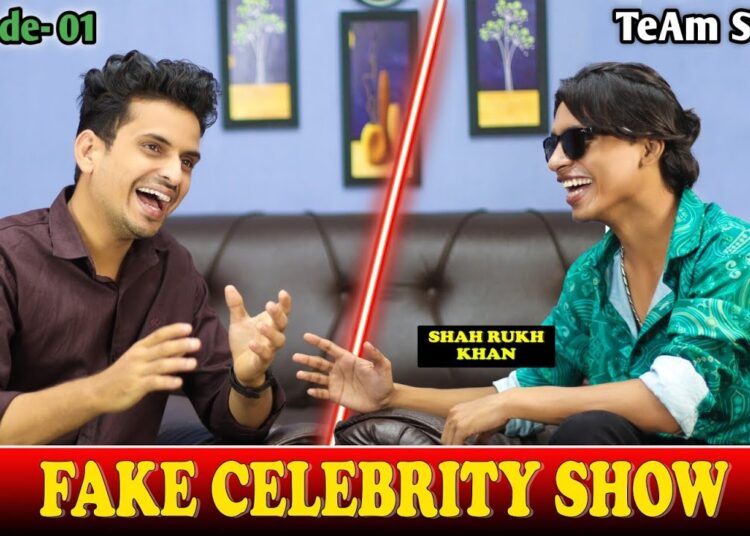 Fake Celebrity Show Ft. Shah Rukh Khan 😍