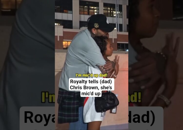 Royalty tells (dad) Chris Brown, she’s mic’d up