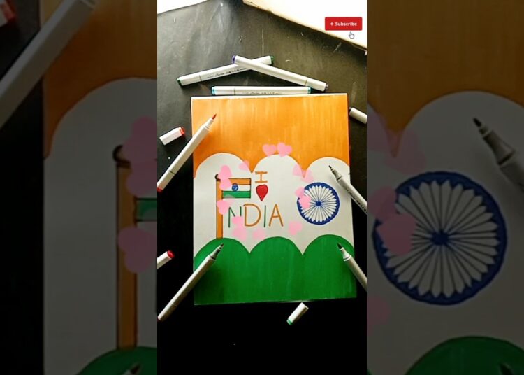 Happy Independence Day🧡🤍💚🇮🇳#shorts#artwork#art#youtubeshorts#trending#independenceday#shortsviral