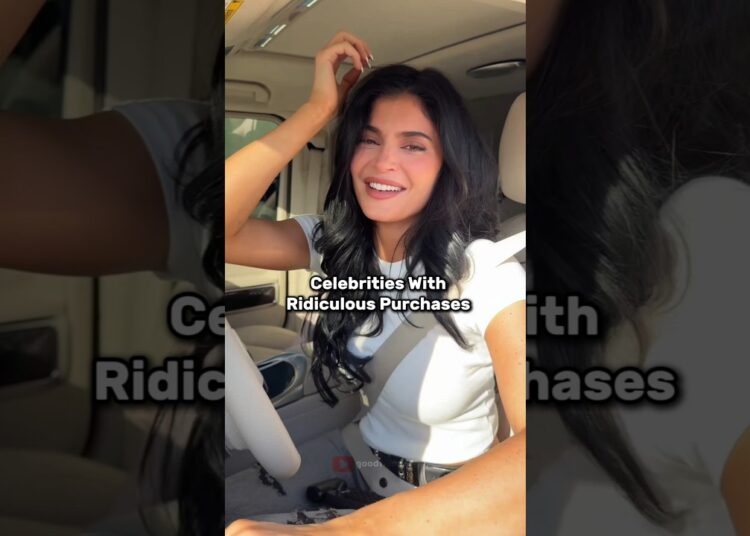 Celebrities with ridiculous purchases