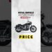 Royal Enfield Motorcycles Ranked by PRICE #shorts