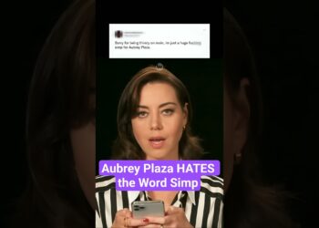 Aubrey Plaza HATES the Word Simp 😭