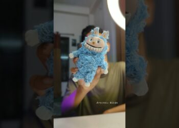 DIY viral Labubu doll🙀 #shorts #diy #labubu
