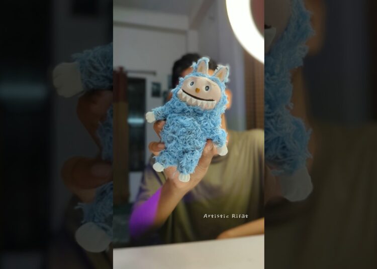 DIY viral Labubu doll🙀 #shorts #diy #labubu