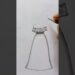 How to draw a girl with beautiful dress || easy way to draw a girl with beautiful dress