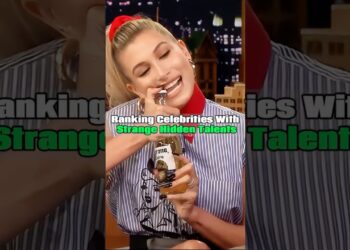 Ranking Celebrities With Strange Hidden Talents  #britishaccent #celebrities #shorts