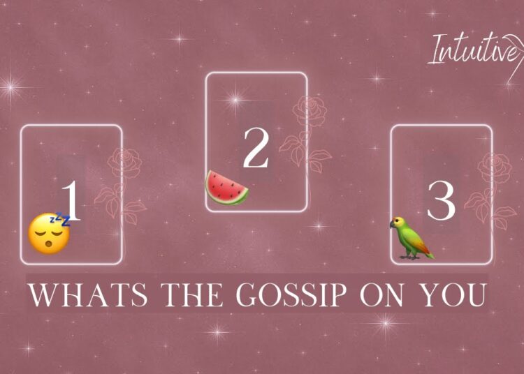 WHAT IS THE GOSSIP ON YOU**Pick A Card**😴🍉🦜🌹✨