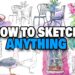 How To Sketch ANYTHING! | Urban Sketching Objects For Beginners