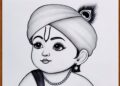 How to Make Easy Krishna drawing | Krishna Bhagwan drawing | Drawing Pictures | Chitra