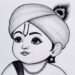 How to Make Easy Krishna drawing | Krishna Bhagwan drawing | Drawing Pictures | Chitra