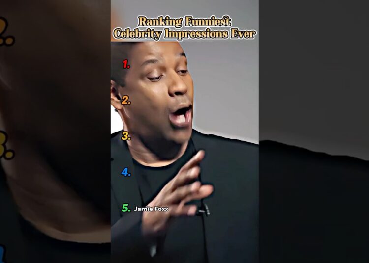 Imitate them In Front Of The Actual Person #celebrity #impression #ranking #funny #viral